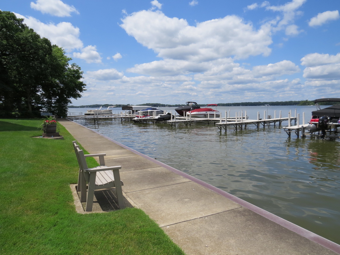 24 North Pistakee Lake Road, Unit 2D Fox Lake, IL 60020 - Photo 9 of 30 a view of a lake with a city