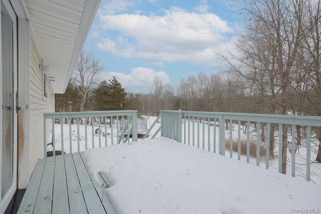 600 Twin Arch Road Rock Tavern, NY 12575 - Photo 23 of 25 View of snow covered deck