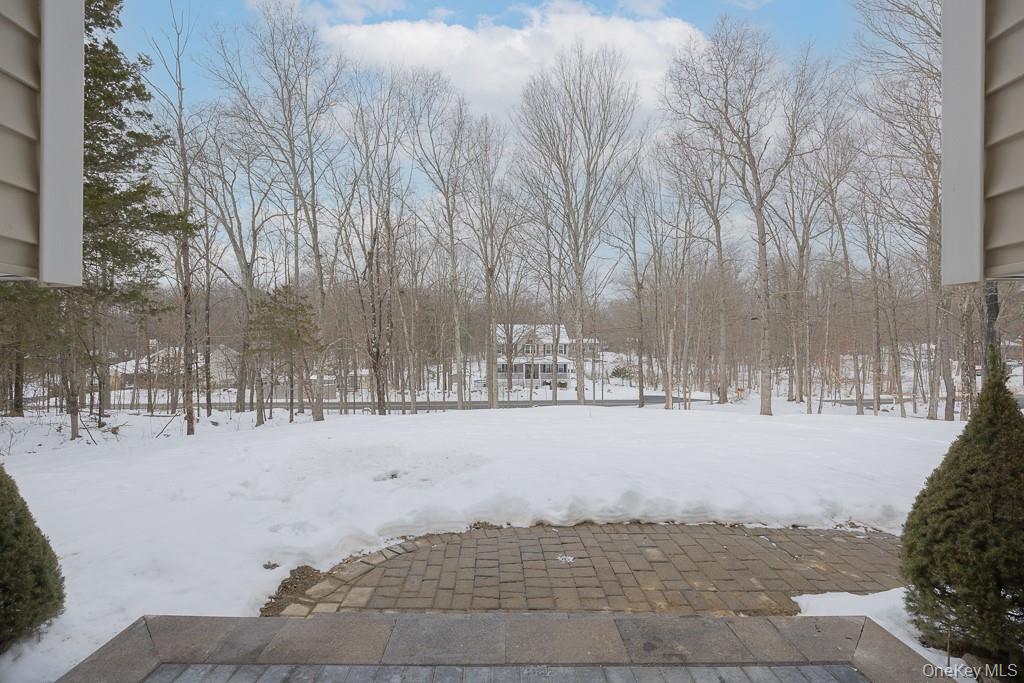 600 Twin Arch Road Rock Tavern, NY 12575 - Photo 5 of 25 Yard covered in snow featuring a patio
