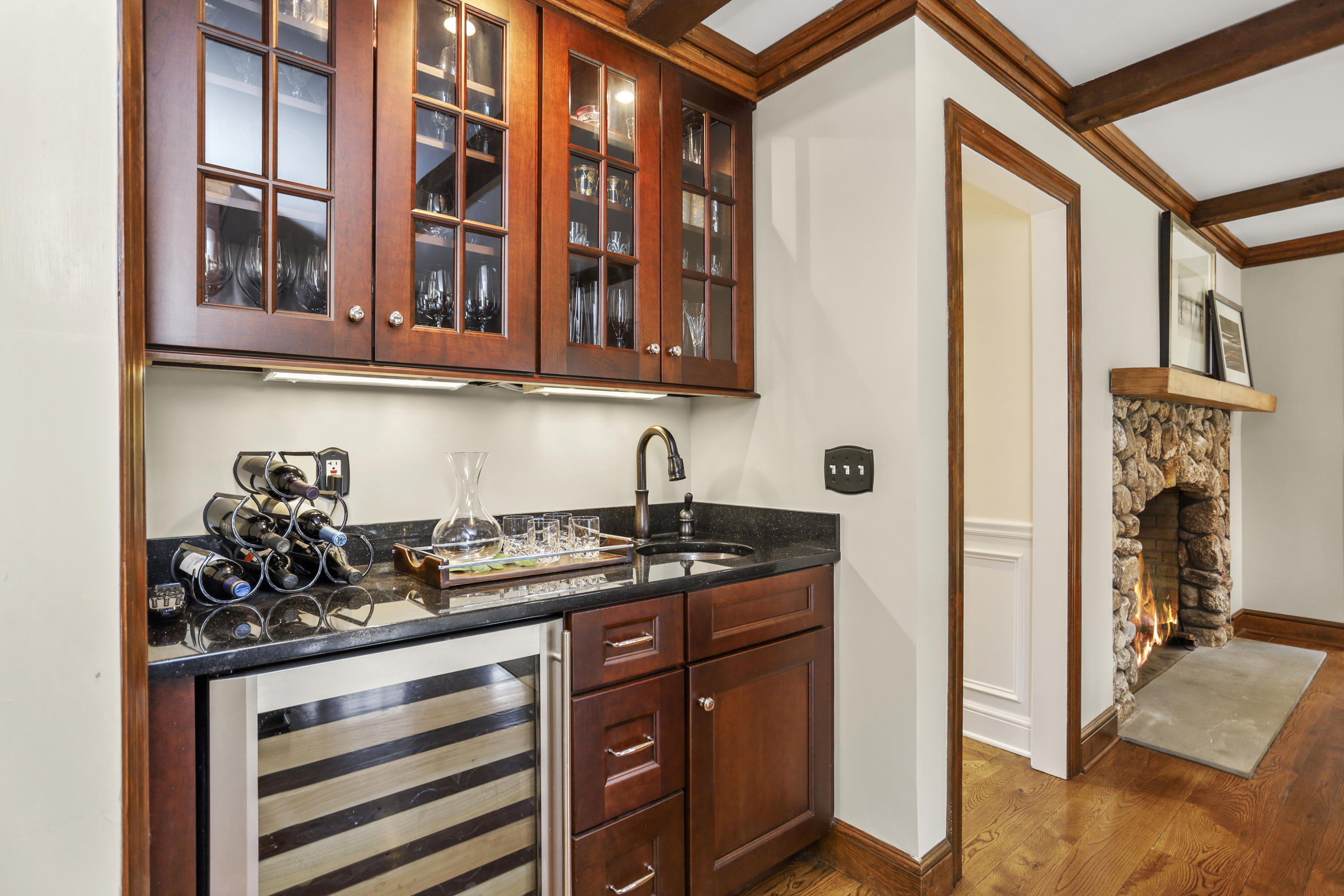 501 Brookside Road New Canaan, CT 06840 - Photo 12 of 38 a kitchen with stainless steel appliances granite countertop a sink and cabinets