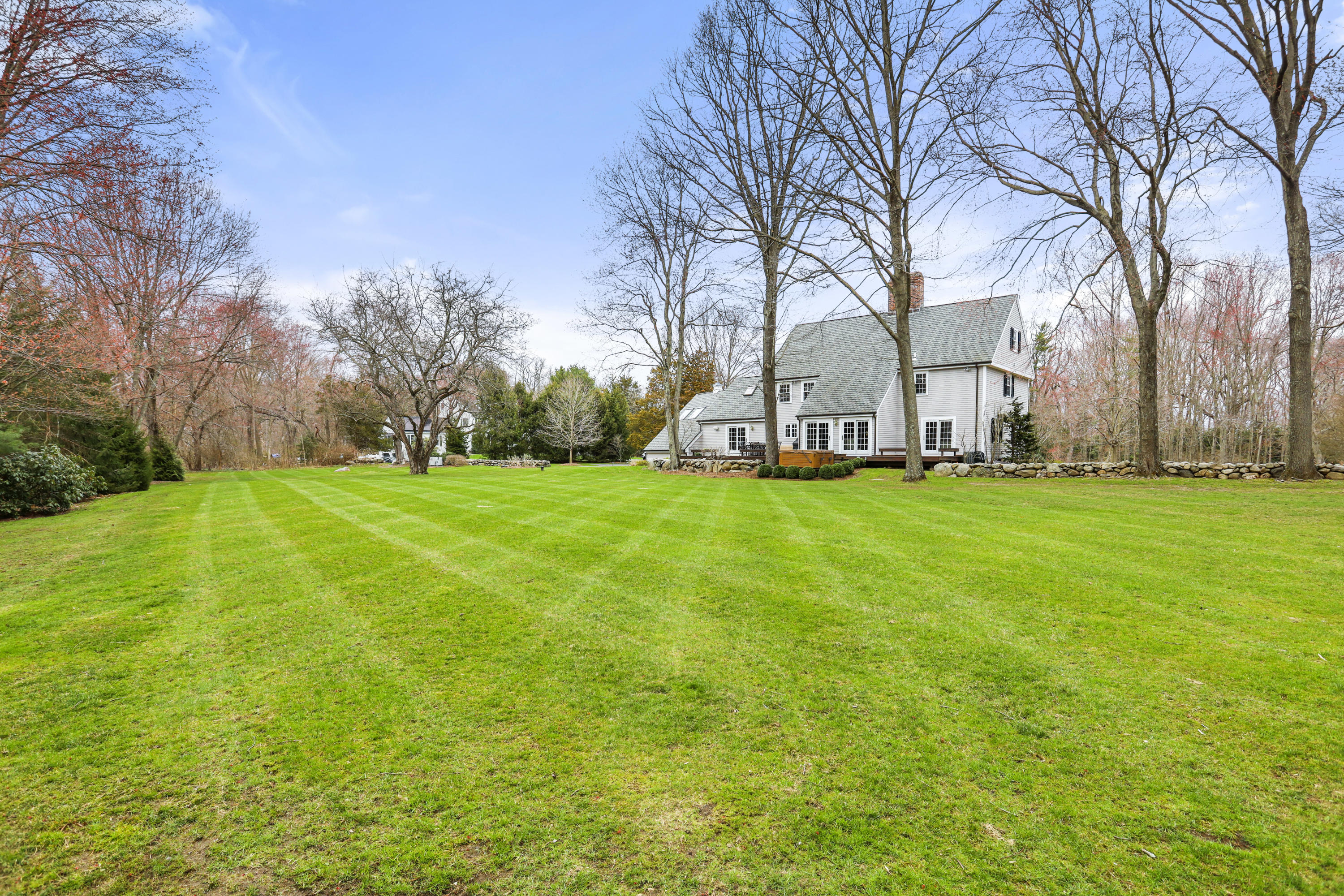 501 Brookside Road New Canaan, CT 06840 - Photo 31 of 38 a view of a park with large trees
