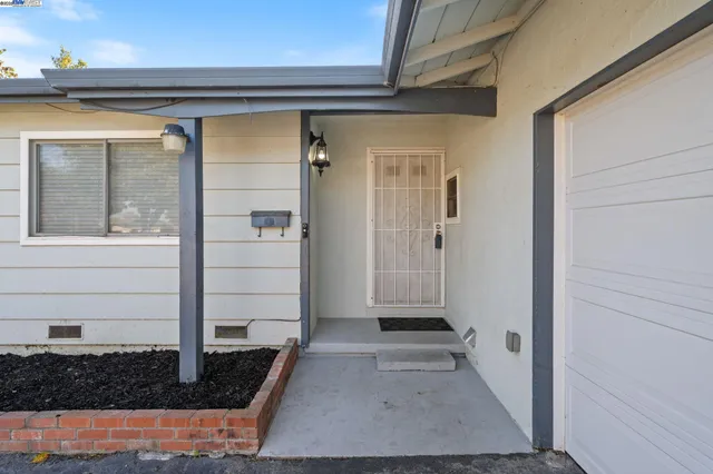a view of front door of a house