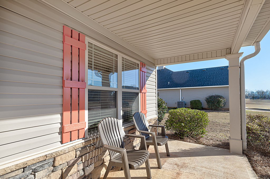 18 Memorial Drive Fort Mitchell, AL 36856 - Photo 32 of 33 a view of a chair and table in the balcony