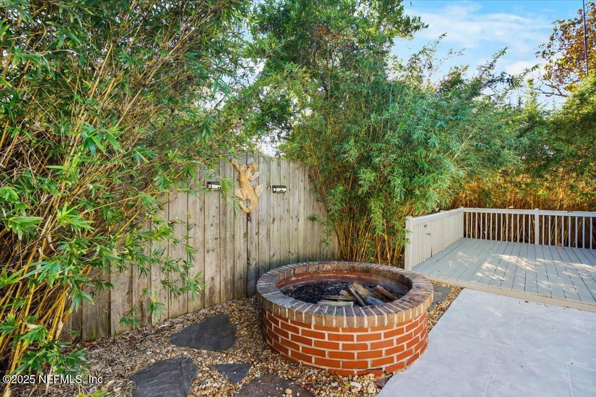 318 Royal Palms Drive Atlantic Beach, FL 32233 - Photo 21 of 39 FIRE PIT AND WOOD DECK