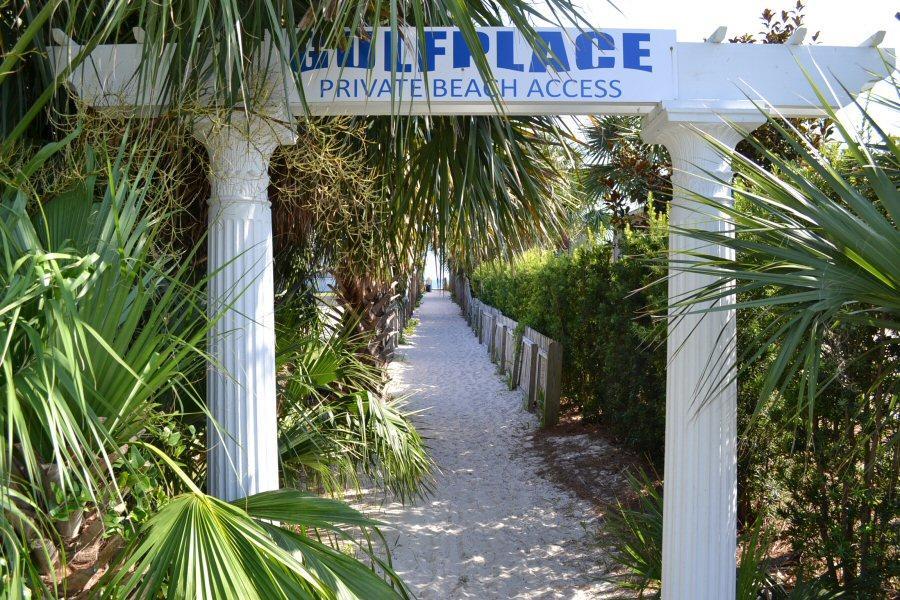 1740 South County Highway, Unit 110 Santa Rosa Beach, FL 32459 - Photo 11 of 22 a view of a bunch of plants and trees