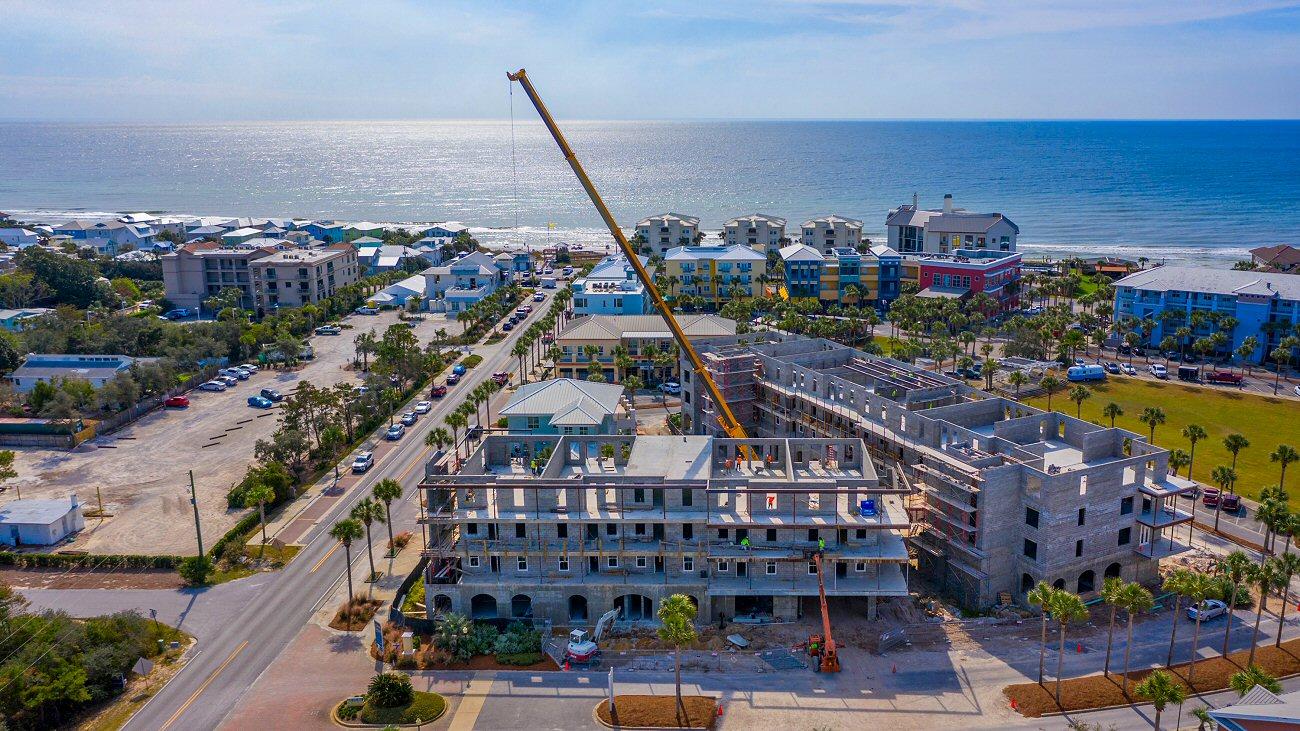 1740 South County Highway, Unit 110 Santa Rosa Beach, FL 32459 - Photo 3 of 22 a view of a city with tall buildings