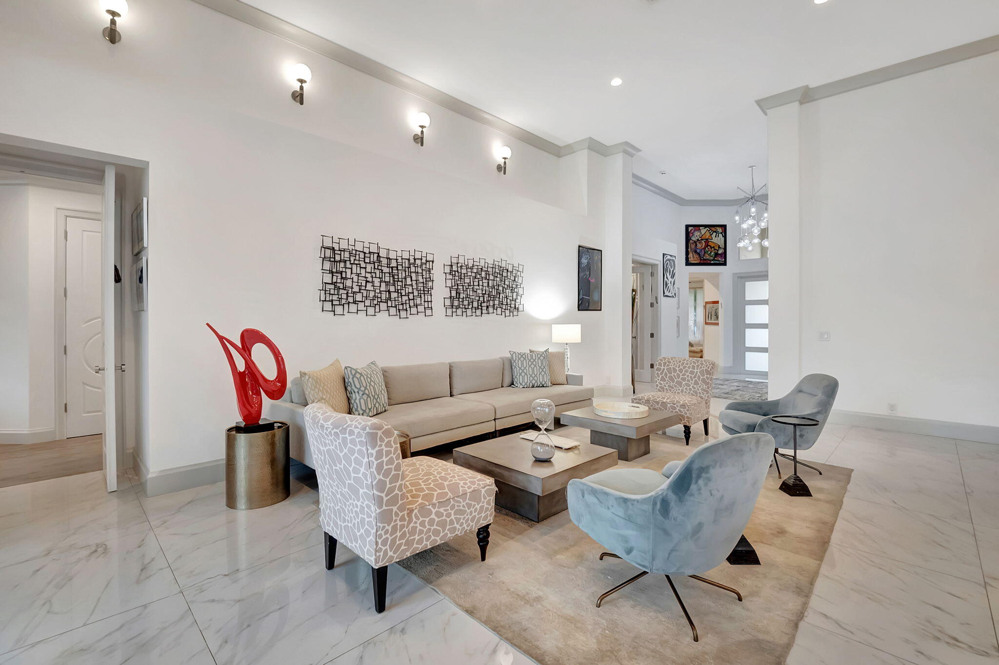 4137 Briarcliff Circle Boca Raton, FL 33496 - Photo 7 of 59 a living room with furniture and a rug