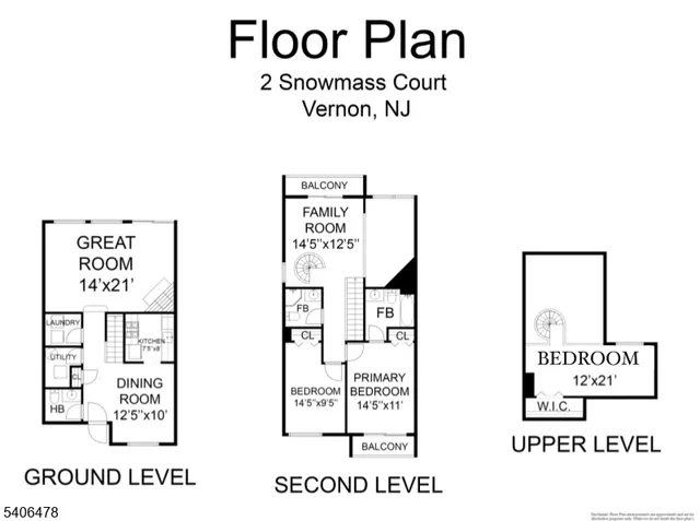 $389,999 | 2 Snowmass Court, Unit 2, Vernon, NJ 07462