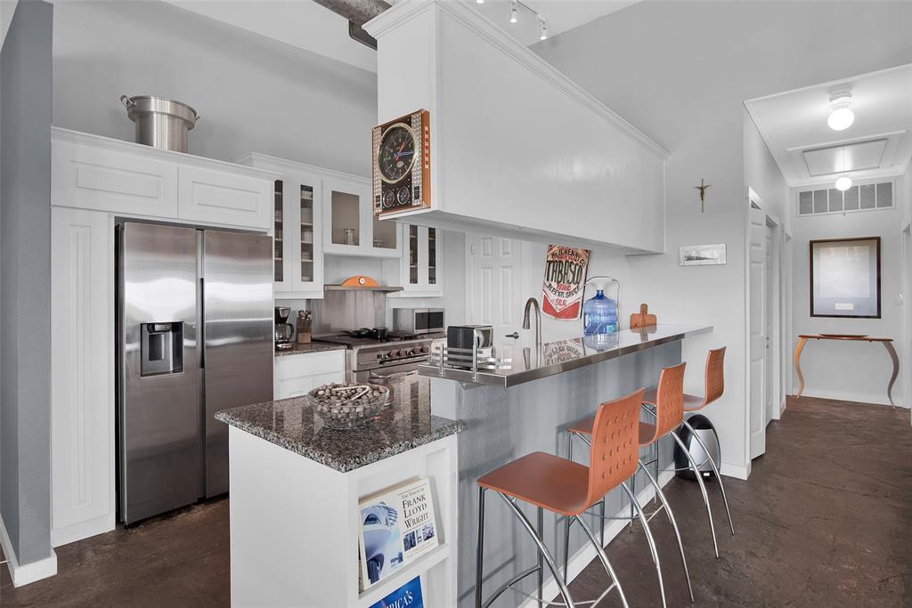 10616 Highway 78 Blue Ridge, TX 75424 - Photo 8 of 28 a kitchen with stainless steel appliances granite countertop a sink and a refrigerator