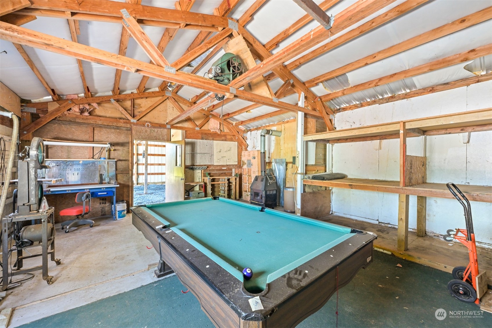 3323 East Smith Road Bellingham, WA 98226 - Photo 27 of 34 a room with pool table and windows