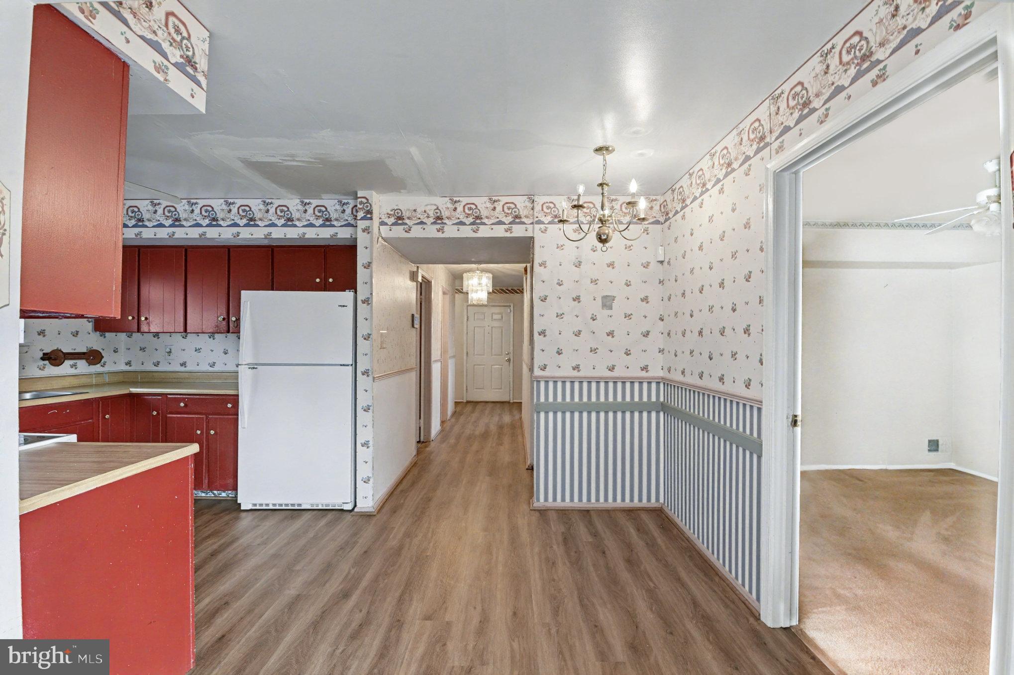 308 Laburnum Road Edgewood, MD 21040 - Photo 7 of 28 a view of a hallway view with wooden floor