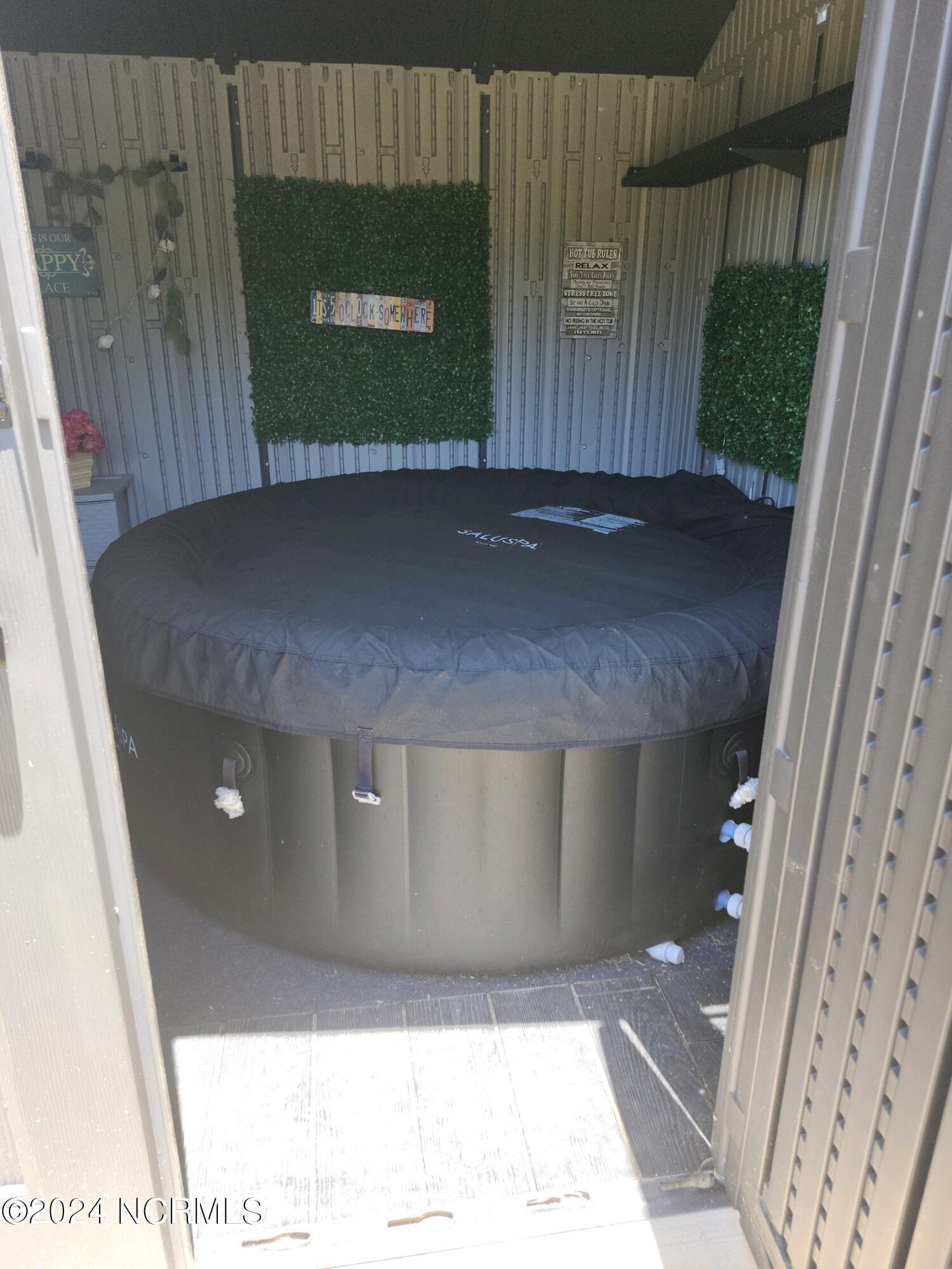 136 Rhododendron Drive Middlesex, NC 27557 - Photo 25 of 30 Interior of Hot Tub Hut