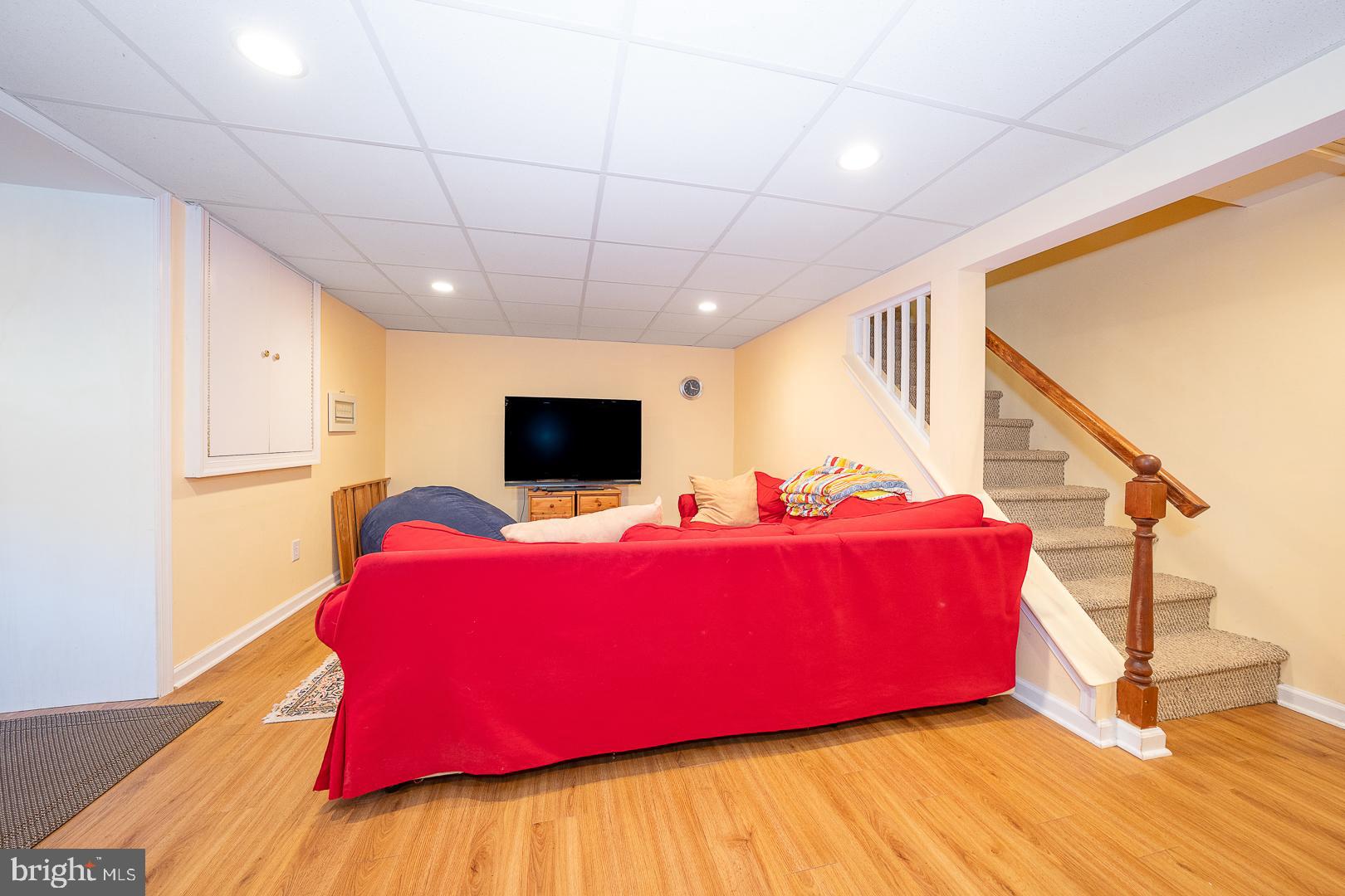 421 Wister Road Wynnewood, PA 19096 - Photo 38 of 53 a living room with furniture and a flat screen tv