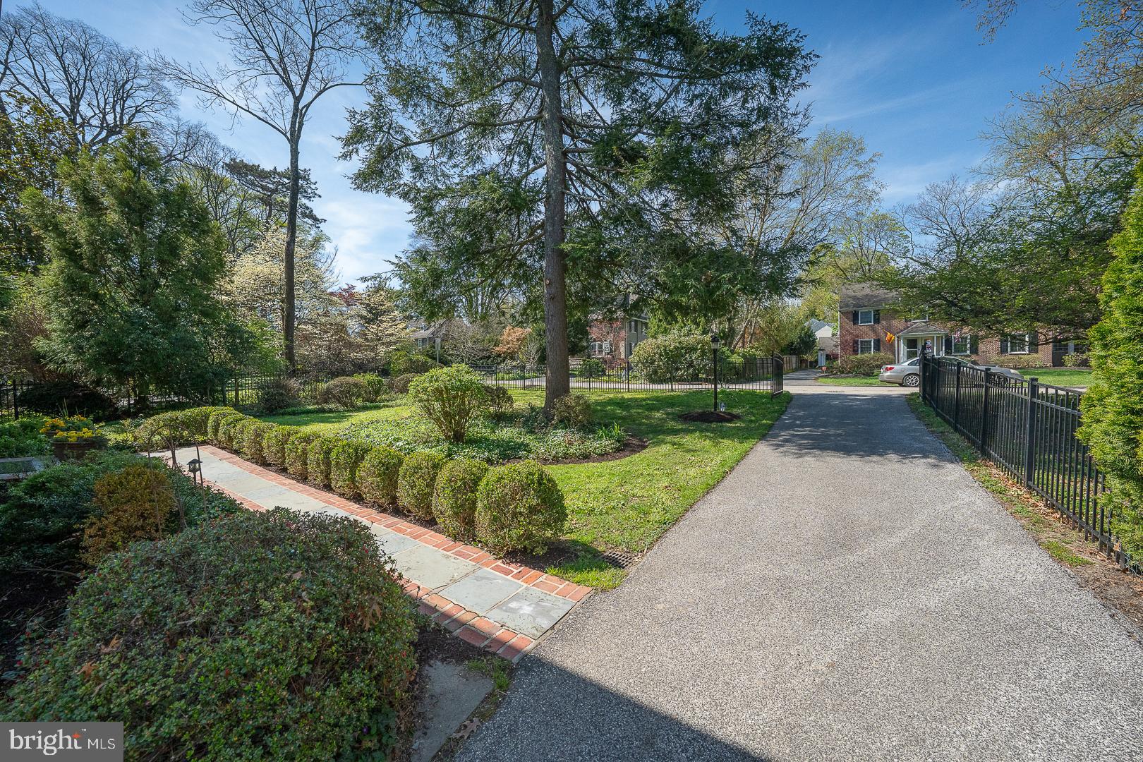 421 Wister Road Wynnewood, PA 19096 - Photo 53 of 53 a view of a garden with large trees