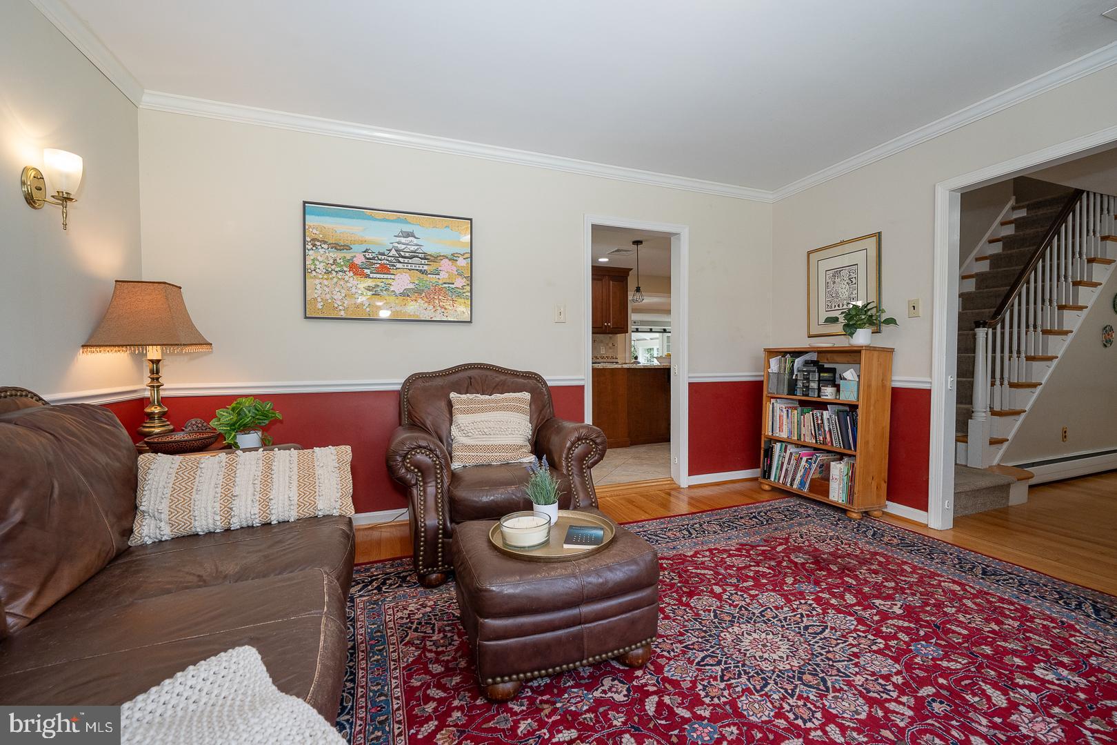 421 Wister Road Wynnewood, PA 19096 - Photo 6 of 53 a living room with furniture and a wooden floor