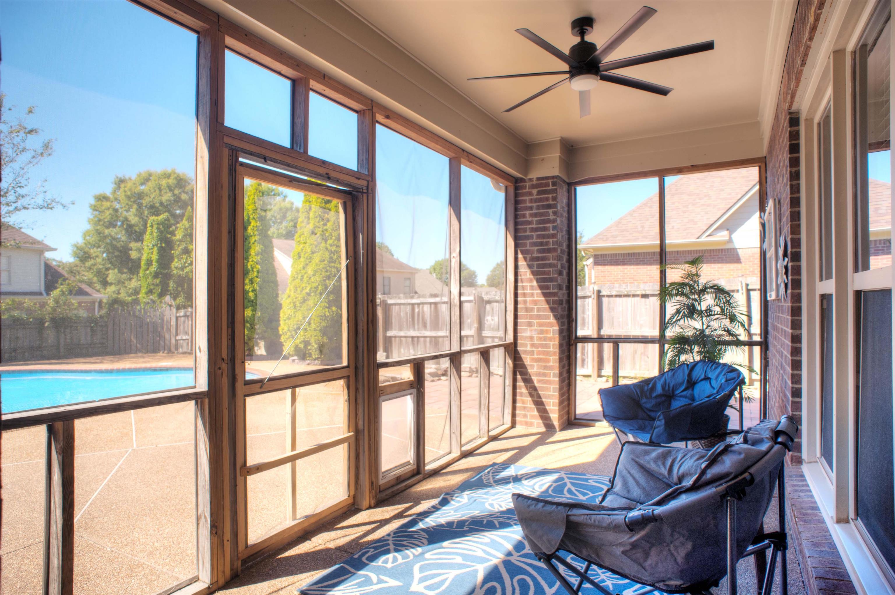 495 Tribal Woods Road Collierville, TN 38017 - Photo 20 of 22 Wonderful Space for your Morning Cup of Coffee or just watching the kids play in the pool...