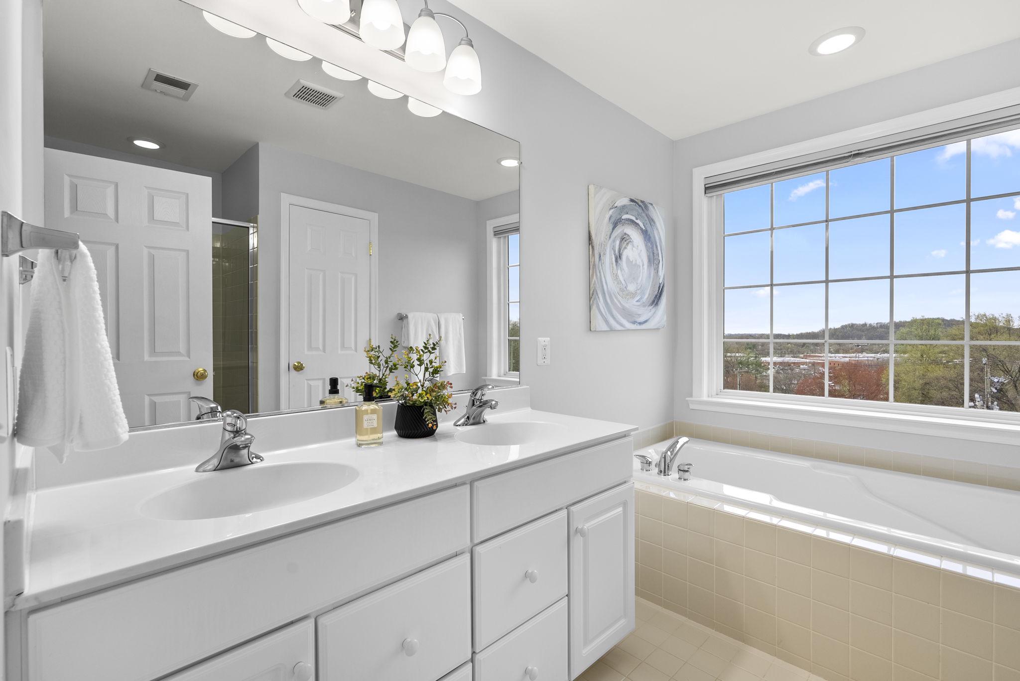 3222 Theodore R Hagans Drive Northeast Washington, DC 20018 - Photo 26 of 45 Primary bathroom w/ double vanity.