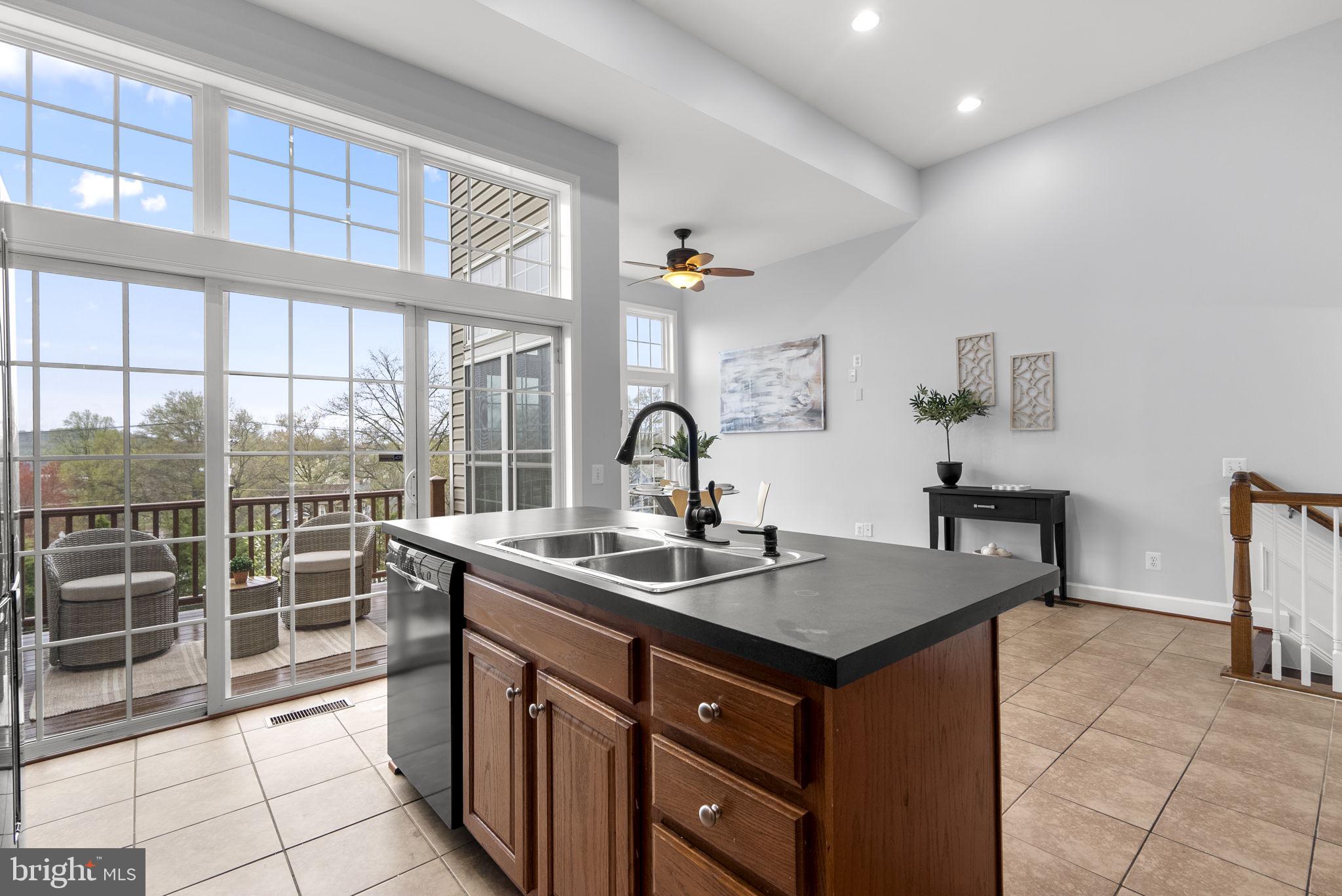 3222 Theodore R Hagans Drive Northeast Washington, DC 20018 - Photo 10 of 45 Bright and airy kitchen with views.