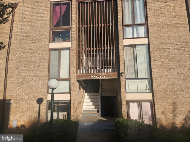 a front view of a house with a window