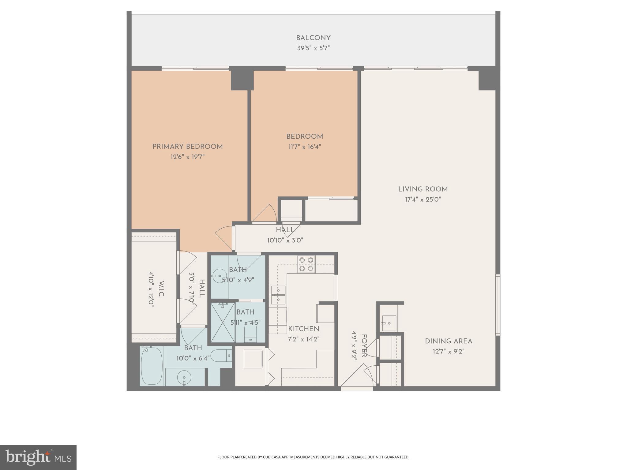 6101 Edsall Road, Unit 502 Alexandria, VA 22304 - Photo 33 of 33 Floor plan
