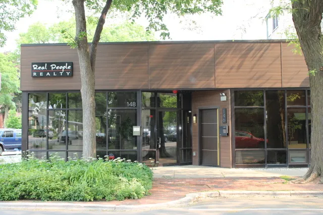 a sign on the side of a building