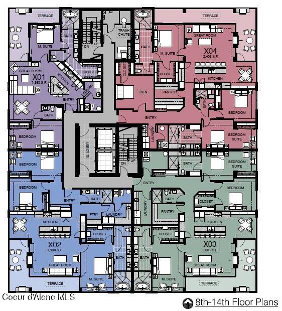 116 South 3rd Street, Unit 1104 Coeur D'Alene, ID 83814 - Photo 42 of 45 8 thru 14