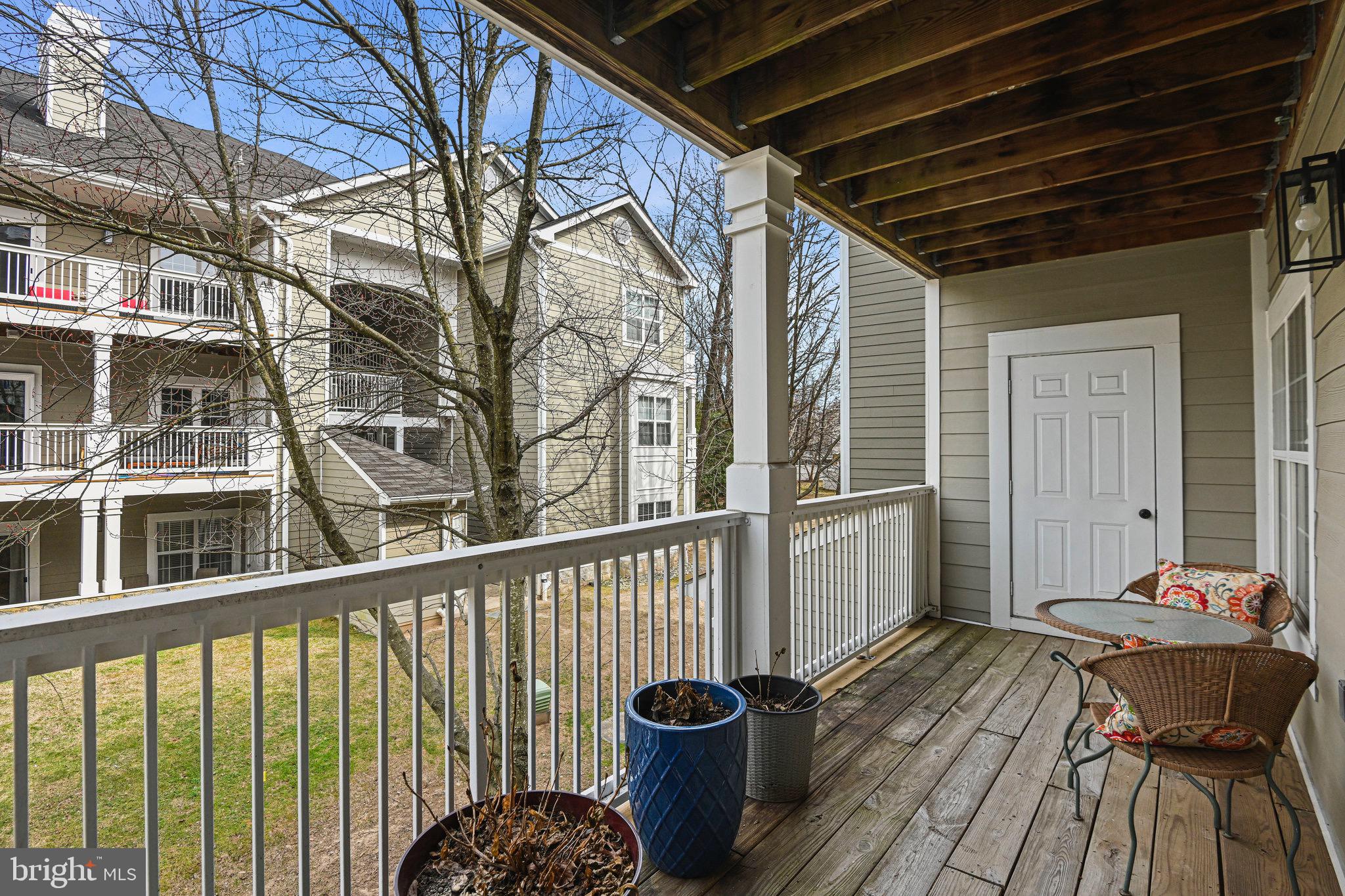 1701 Lake Shore Crest Drive, Unit 24 Reston, VA 20190 - Photo 25 of 43 a view of balcony with furniture