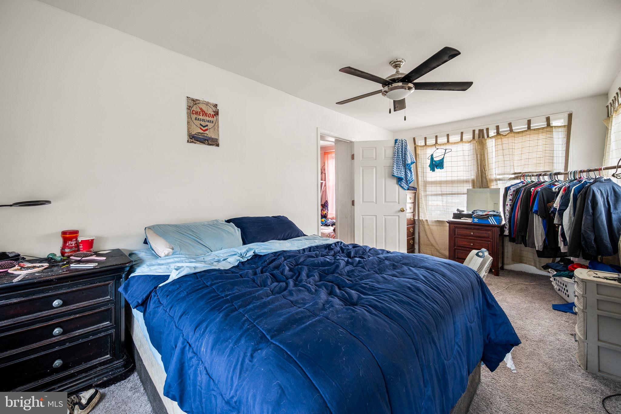 0 Parker Street Chester, PA 19013 - Photo 16 of 58 a bedroom with a bed and a ceiling fan
