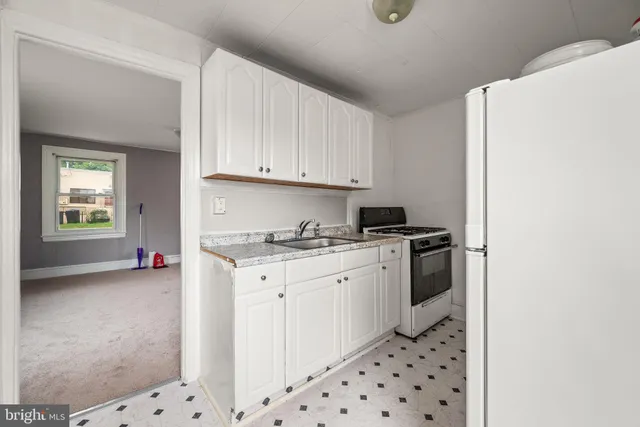 a kitchen with stainless steel appliances a stove a sink and a microwave