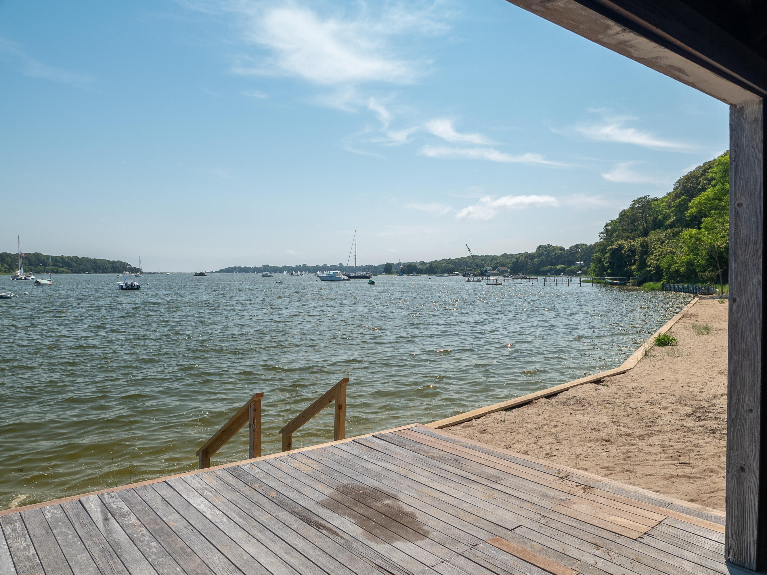 671 Old Post Road Cotuit, MA 02635 - Photo 3 of 36 a view of ocean with boats
