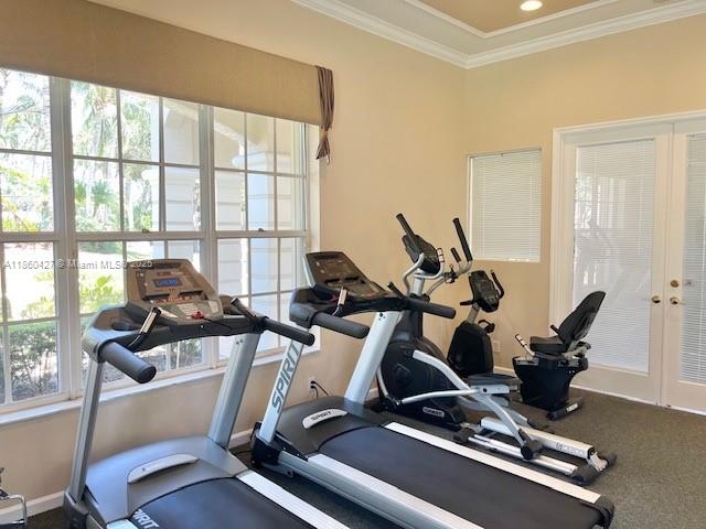 4619 Palmbrooke Circle, Unit 4619 West Palm Beach, FL 33417 - Photo 14 of 15 a view of a room with gym equipment