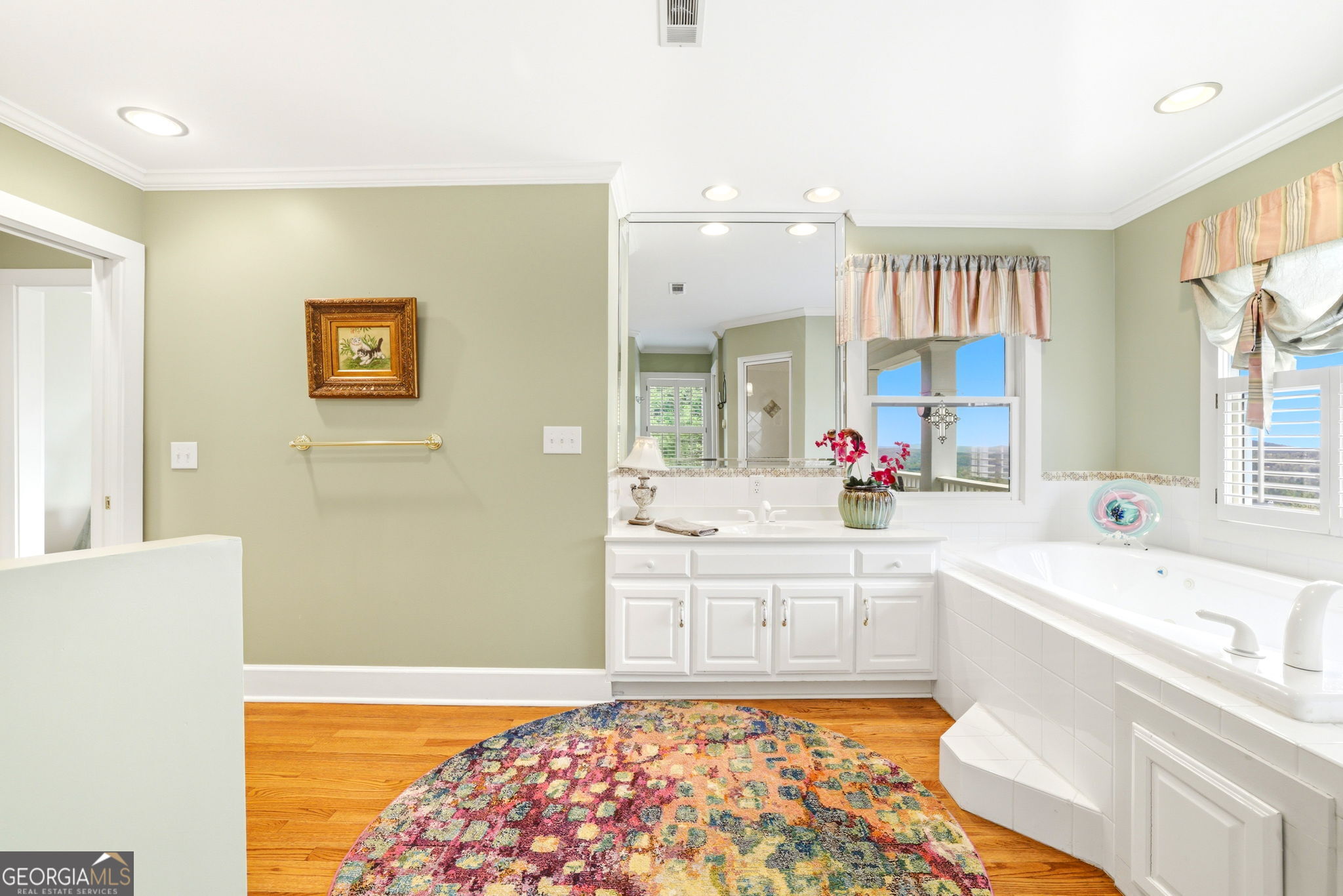 1171 Rabun Bluffs Drive Lakemont, GA 30552 - Photo 33 of 75 a kitchen with granite countertop a sink and a stove top oven