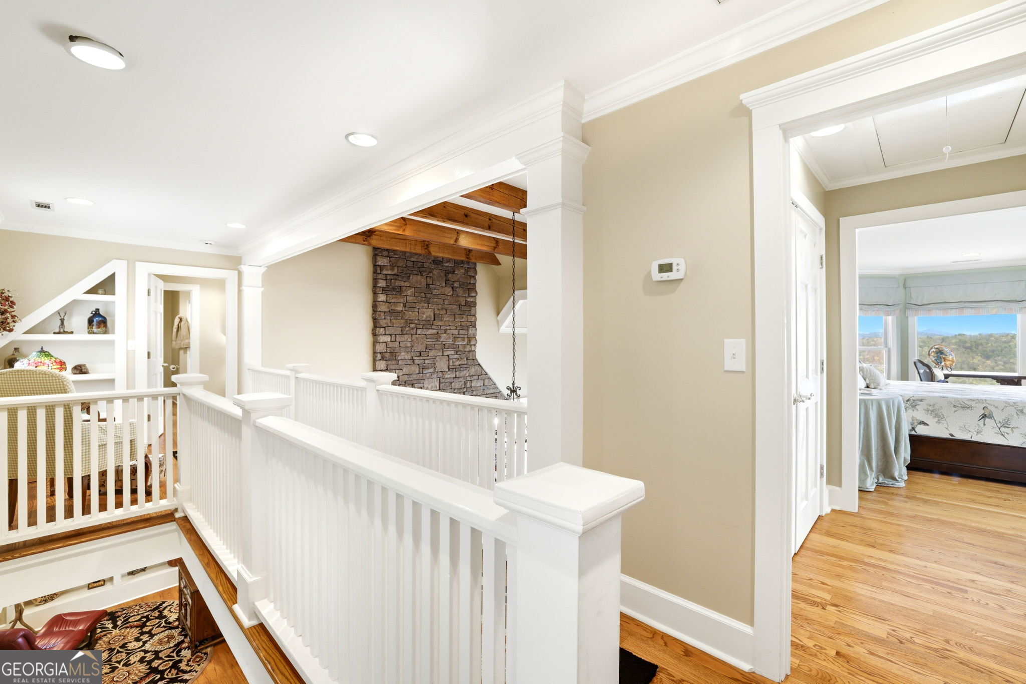 1171 Rabun Bluffs Drive Lakemont, GA 30552 - Photo 35 of 75 a view of a bedroom from a hallway