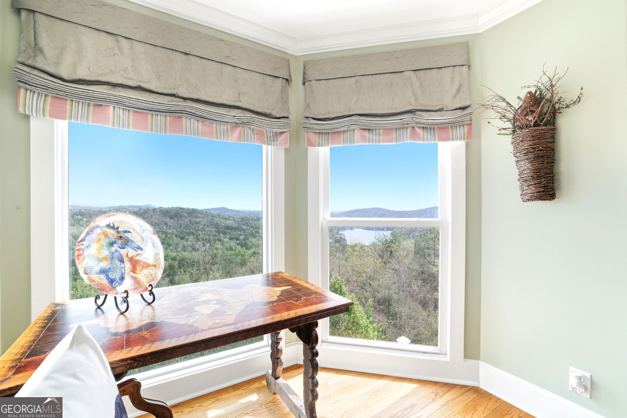 1171 Rabun Bluffs Drive Lakemont, GA 30552 - Photo 38 of 75 a view of a dining room with furniture window and outside view