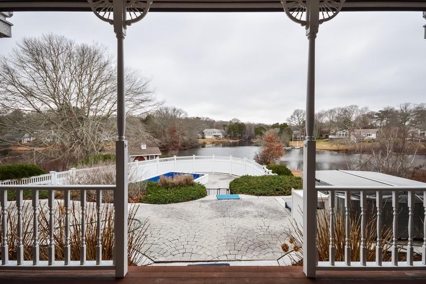 113 James Circle Mashpee, MA 02649 - Photo 20 of 29 a view of a porch with a yard