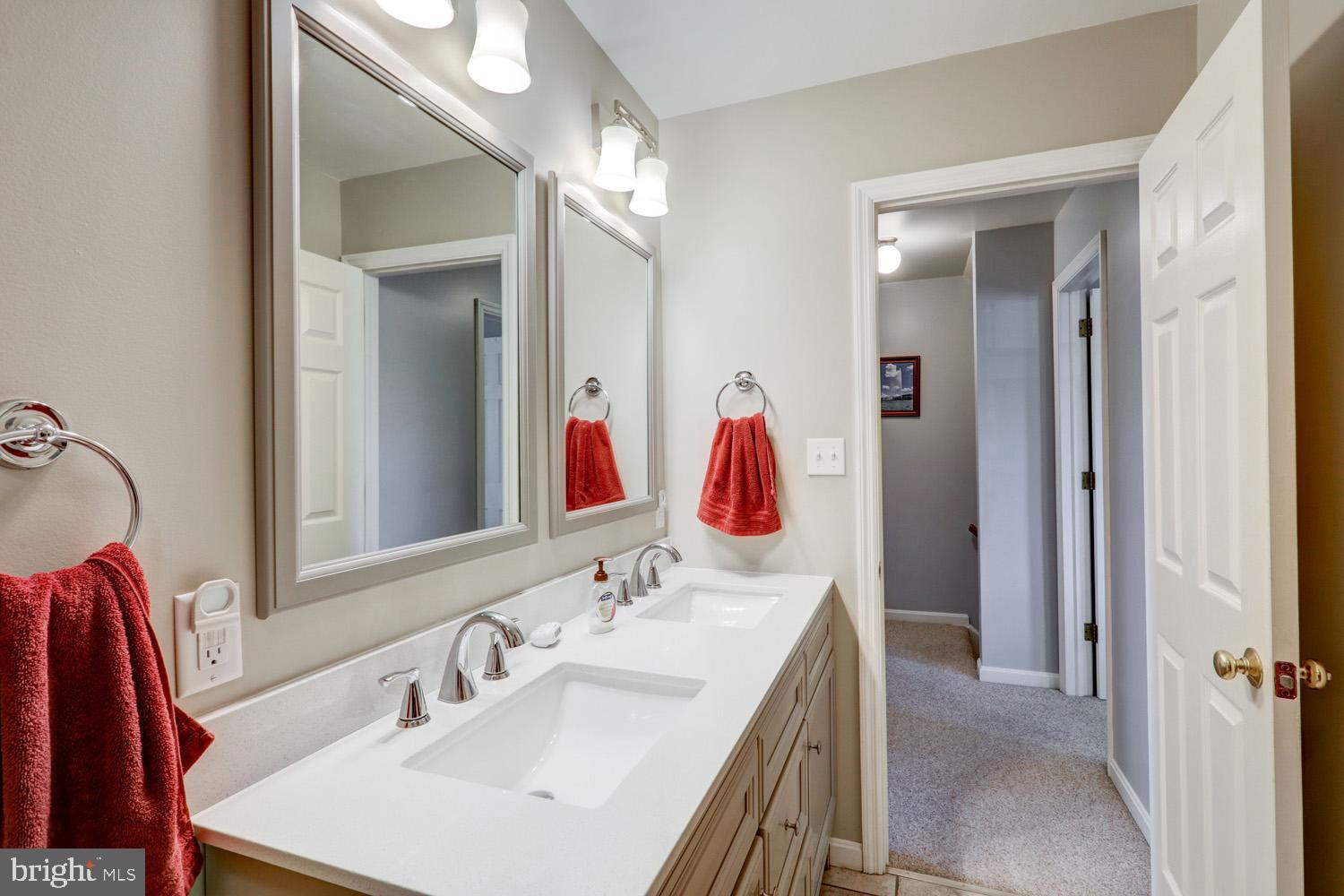 34 Brookview Drive Lititz, PA 17543 - Photo 19 of 36 a bathroom with a sink and a mirror