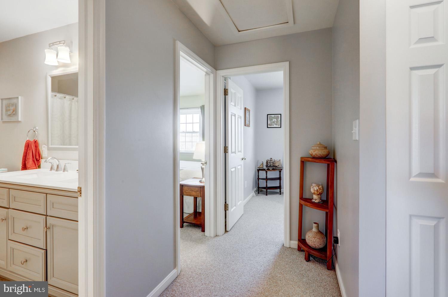 34 Brookview Drive Lititz, PA 17543 - Photo 24 of 36 a view of hallway with walk in closet and bathroom