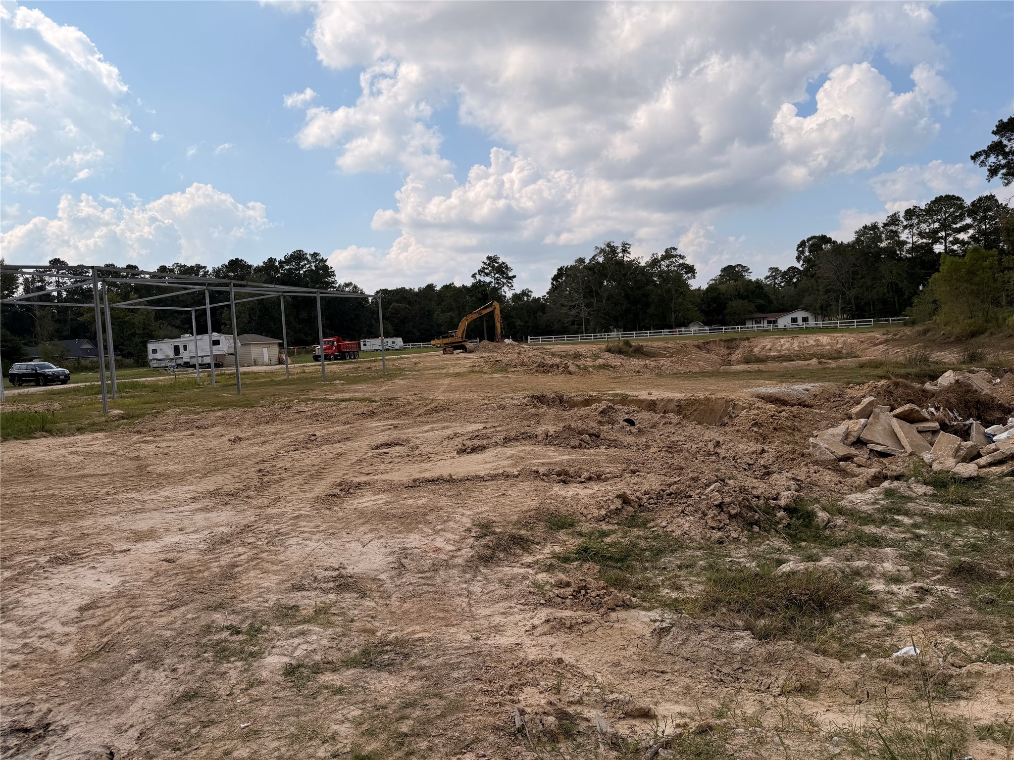 62 Short Leaf Drive Huffman, TX 77336 - Photo 14 of 33 a view of a backyard of the house