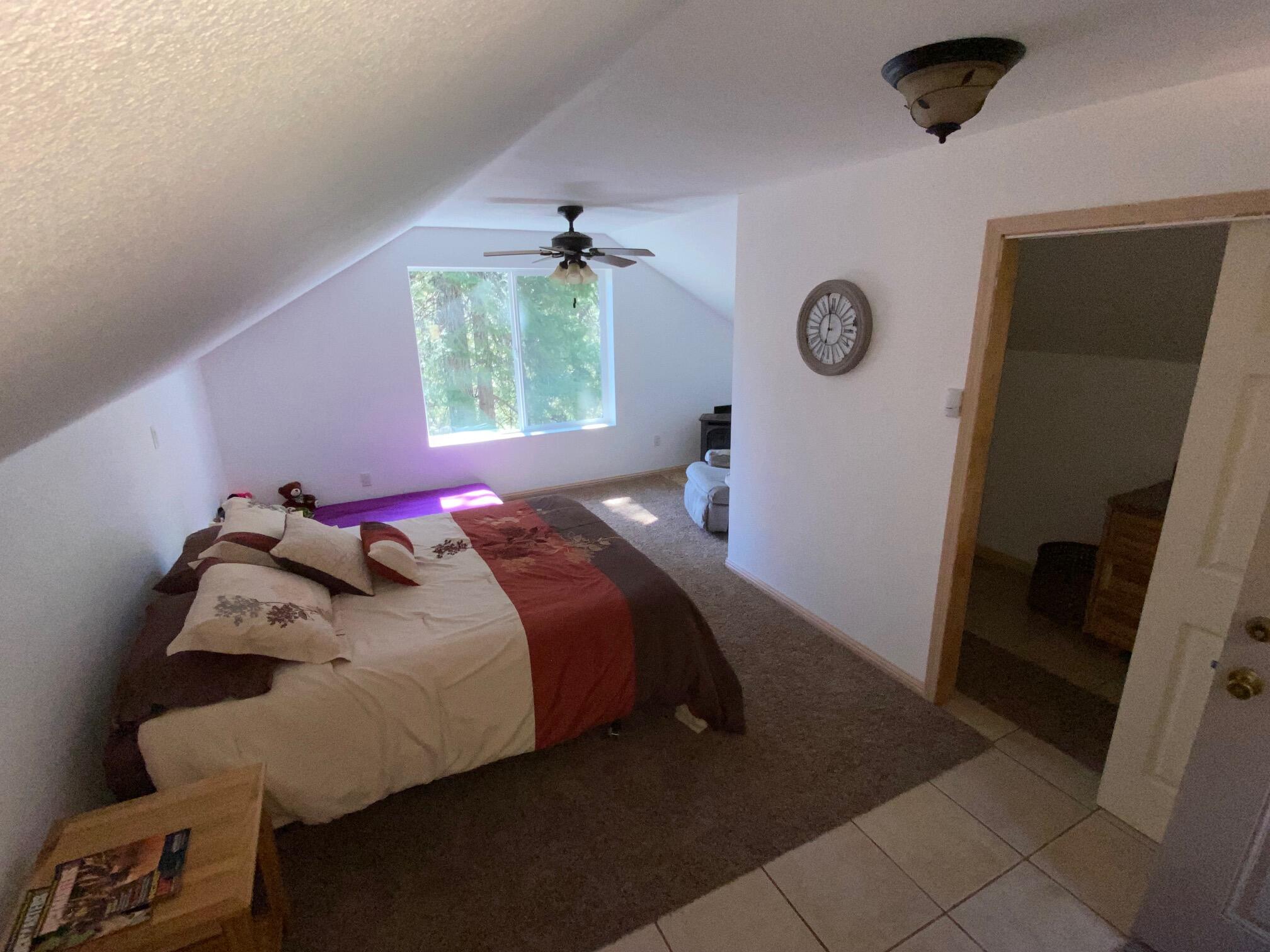 581 Mountain Aire Road Trinity Center, CA 96091 - Photo 5 of 48 Master Bed above the garage
