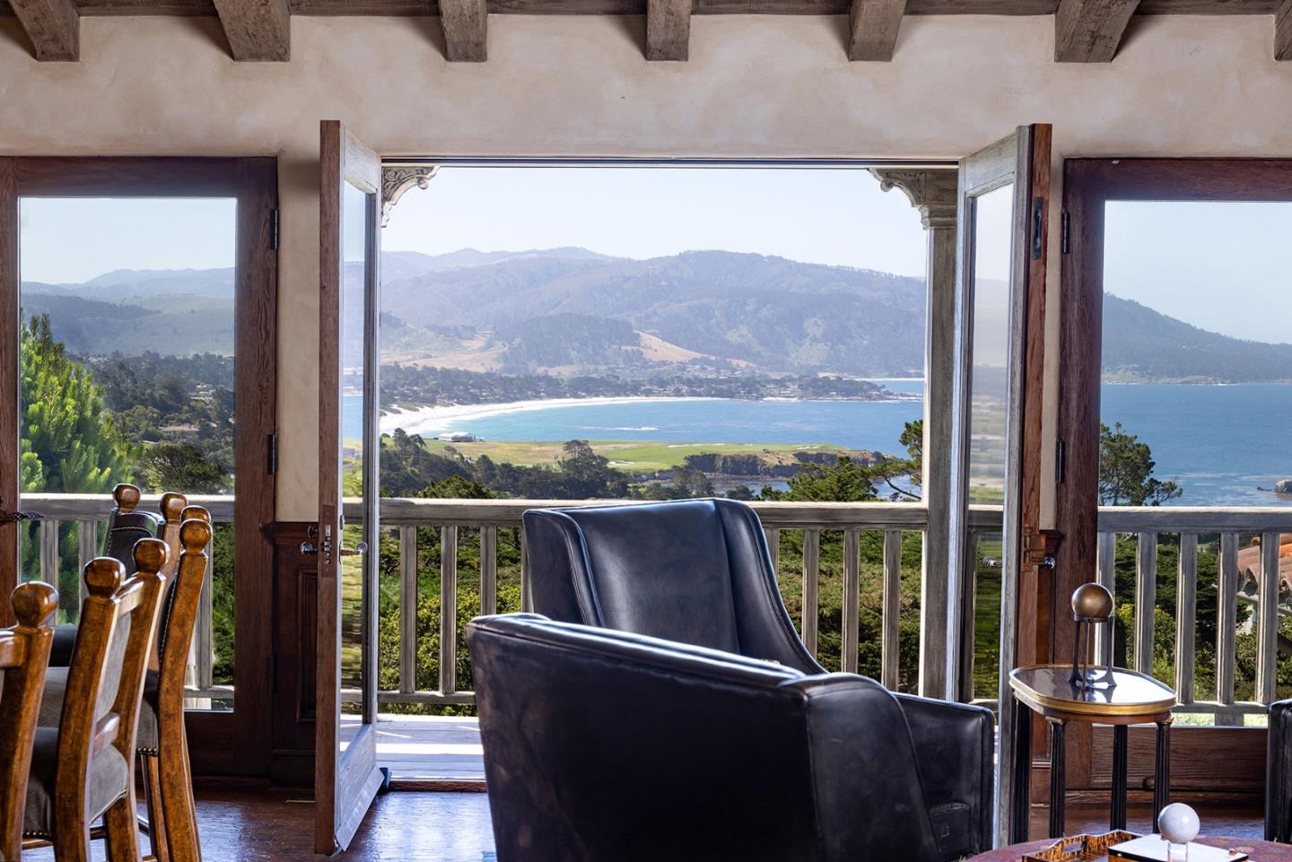 1463 Oleada Road Pebble Beach, CA 93953 - Photo 30 of 68 a view of a balcony with furniture