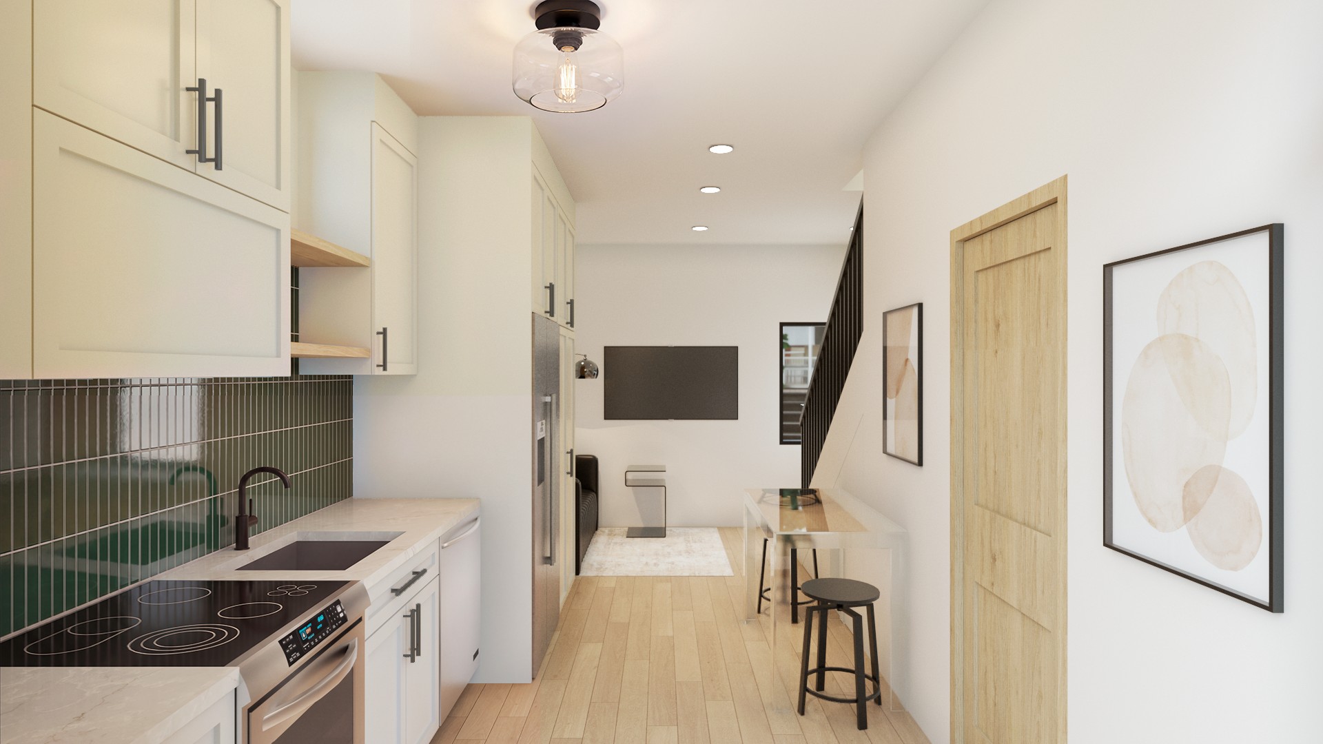 605 East 55th Street, Unit 5 Austin, TX 78751 - Photo 6 of 13 1st Level Kitchen