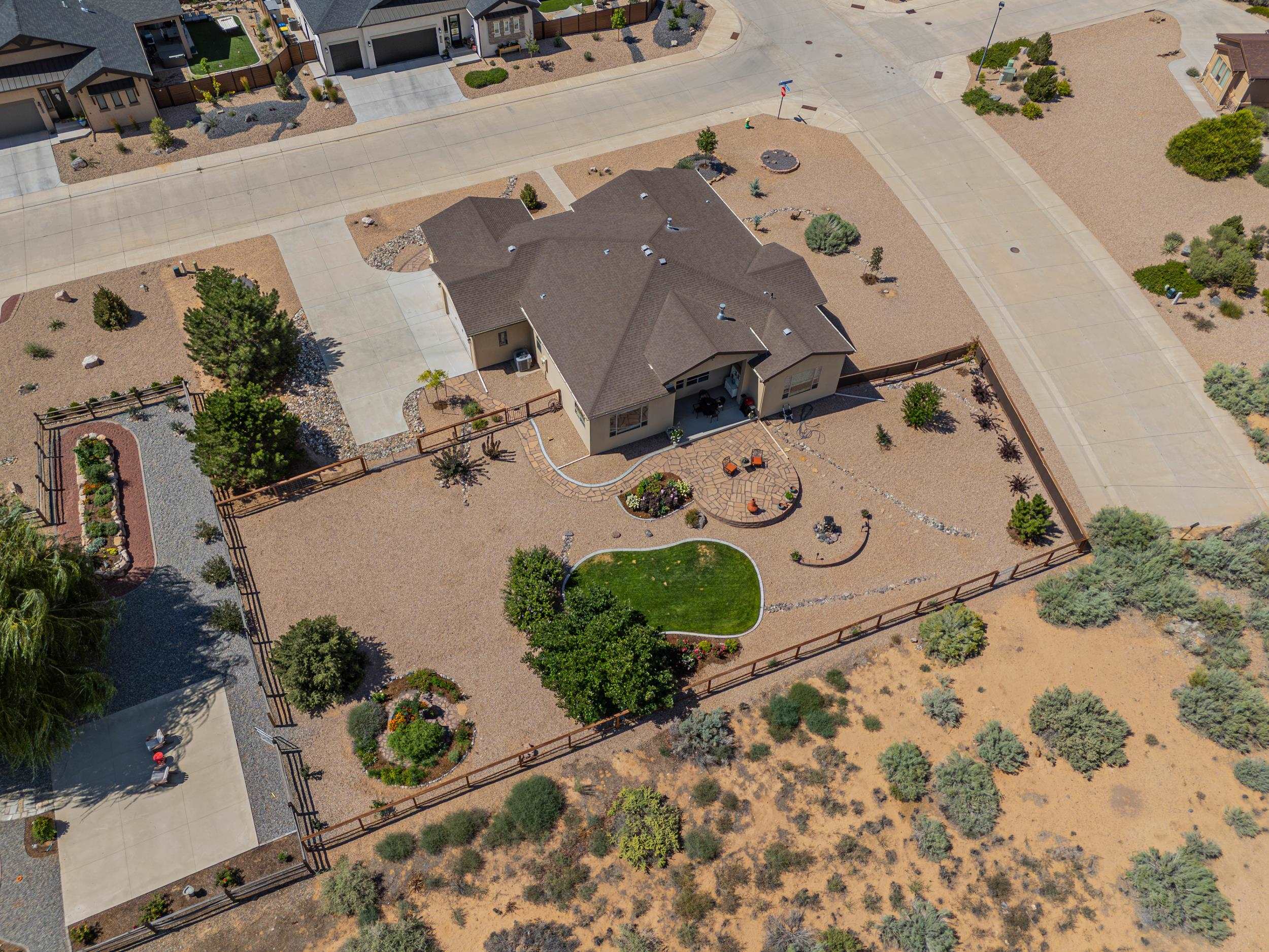 326 Red Point Road Grand Junction, CO 81507 - Photo 32 of 37 an aerial view of a backyard