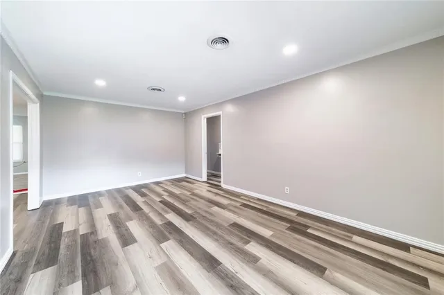 a view of empty room