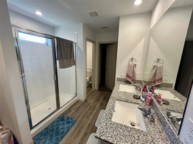 a bathroom with a sink and a toilet