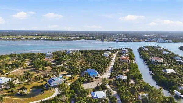 a view of a city with ocean
