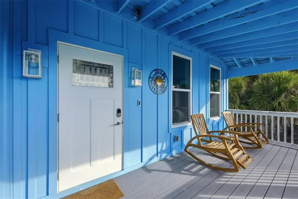 a view of a chair in balcony