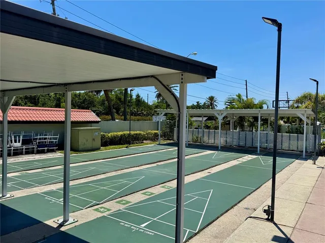 a view of a basketball court