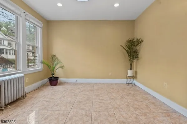 a view of a livingroom with a staircase