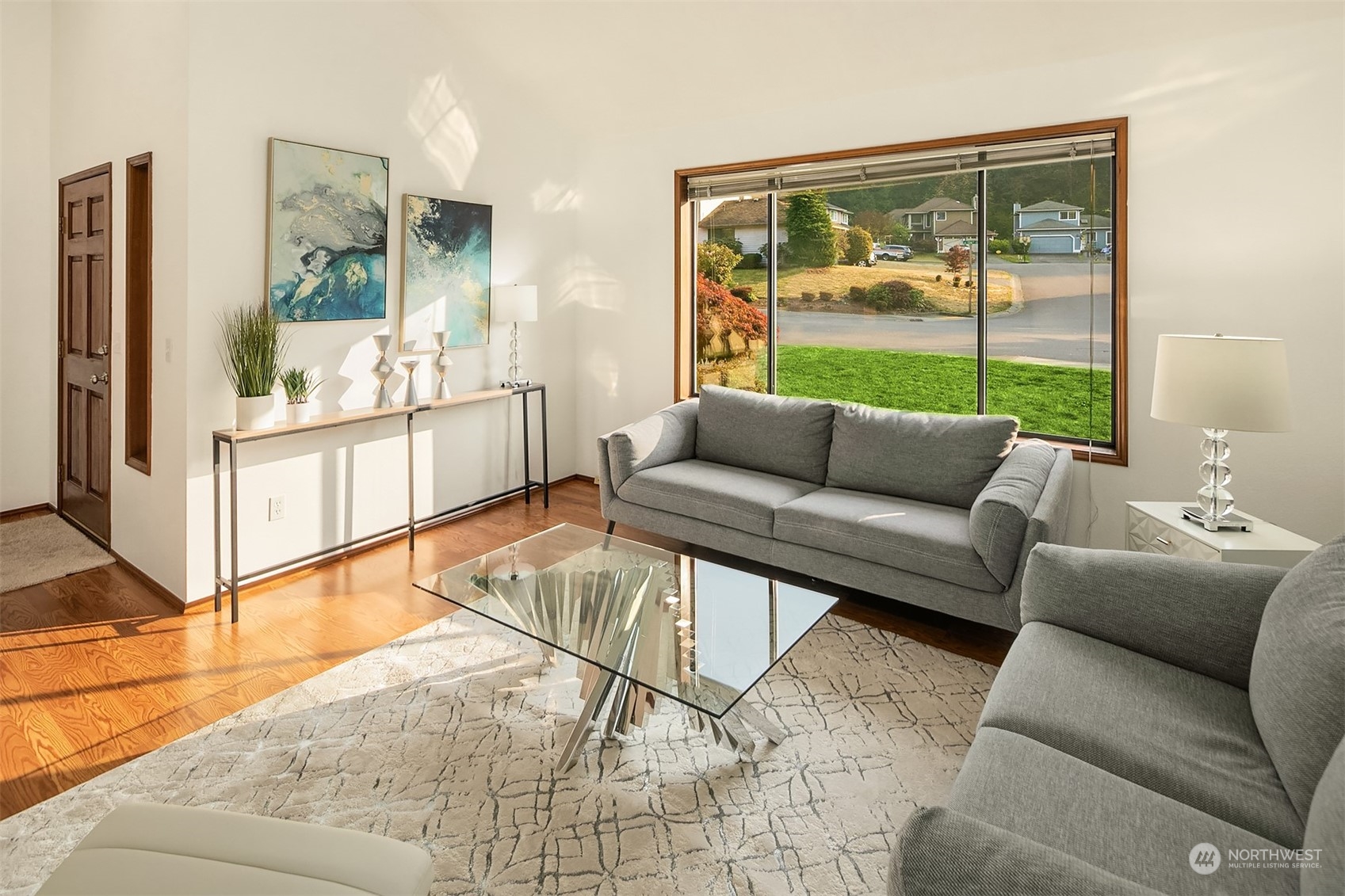 16002 Southeast 156th Street Renton, WA 98058 - Photo 4 of 29 a living room with furniture and a large window