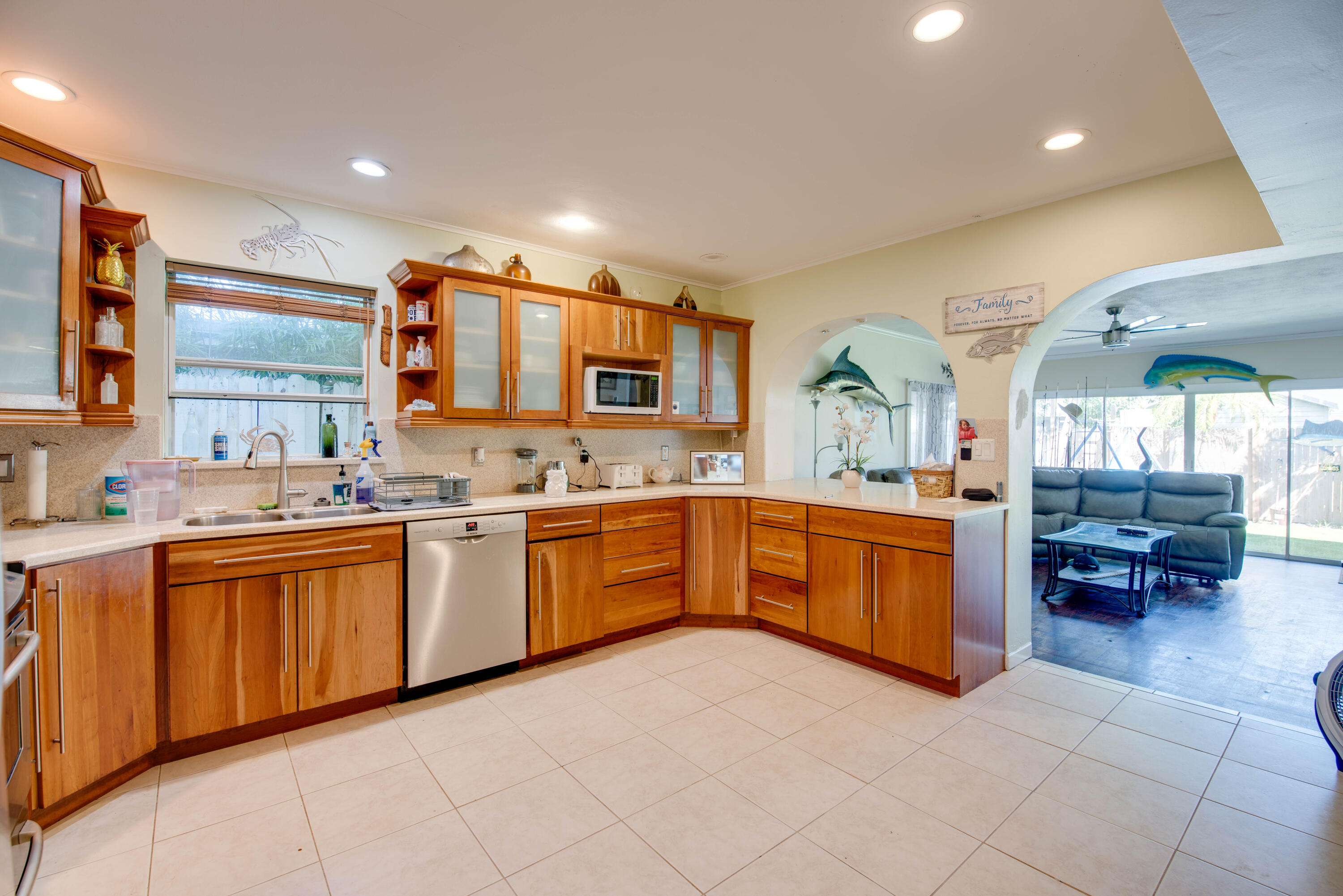 3341 Riviera Drive Key West, FL 33040 - Photo 10 of 33 a large kitchen with stainless steel appliances lots of counter top space